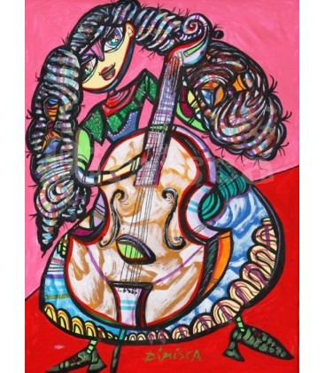 Jazz Woman Painting